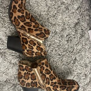 Animal Print Boots